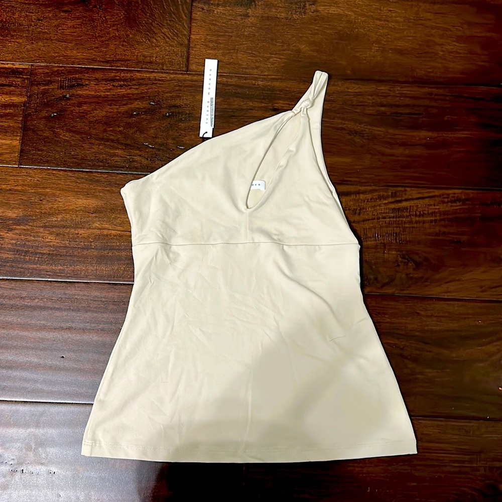 NWT Susana Monaco one shoulder tank top